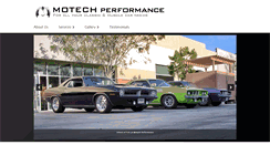 Desktop Screenshot of motechperformance.com